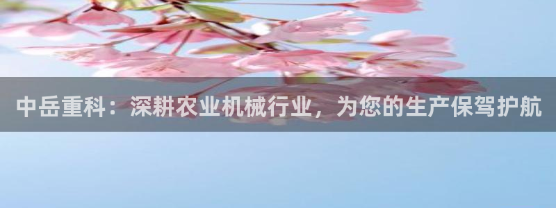 保定威九网络科技有限公司电话：中岳重科：深耕农业机械行业，为