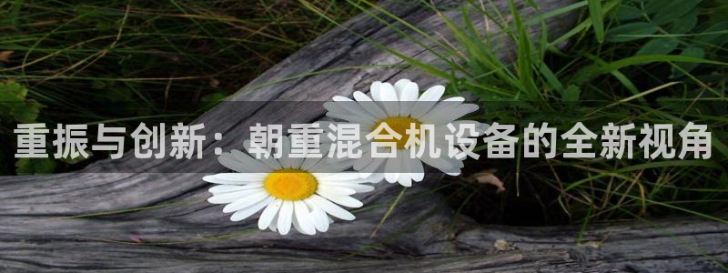 威九国际fX8x：重振与创新：朝重混合机设备的全新视角