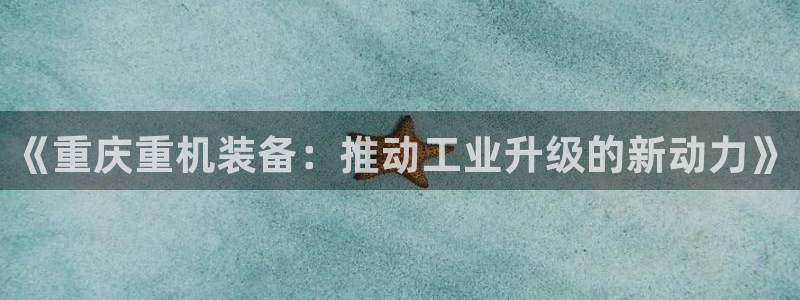 威九国际精甜心诗词网彩片甜心网甜心诗词网：《重庆重机装备：推