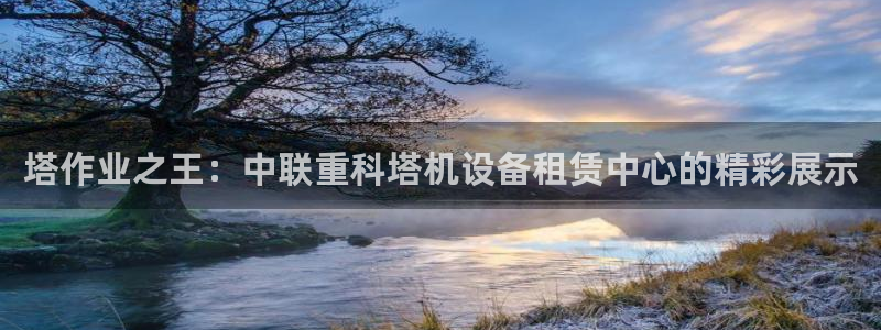 威九国际精忐：塔作业之王：中联重科塔机设备租赁中心的精彩展示