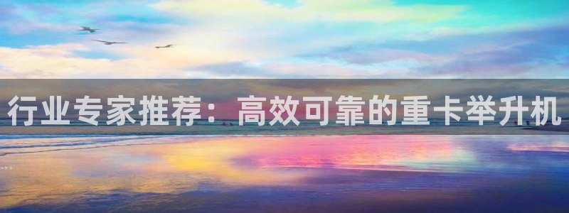 威九国际mb：行业专家推荐：高效可靠的重卡举升机