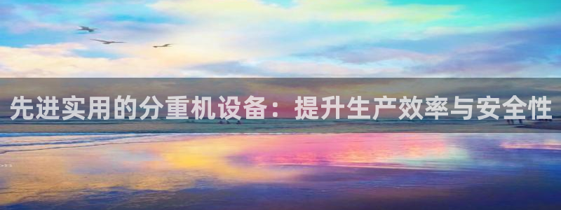 威九国际的网站入口在哪里：先进实用的分重机设备：提升生产效率