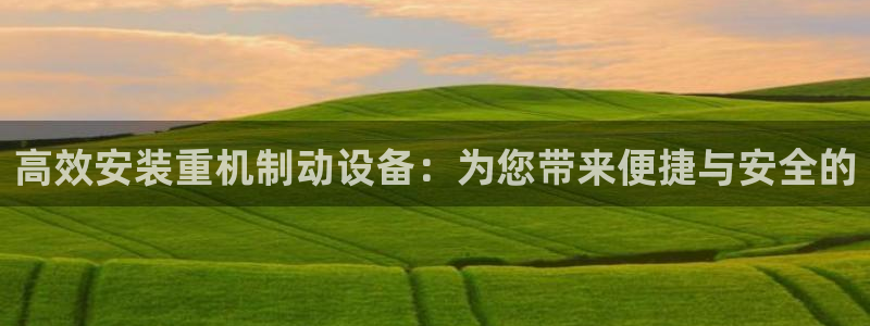 威九国际ppt官网：高效安装重机制动设备：为您带来便捷与安全